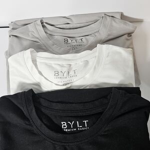 BYLT Premium Basics T-Shirts - Black, White, Gray Size XL Gym Casual Workout